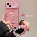 Bow Mirror Stand iPhone Case – Soft Glam Style & Full Protection
