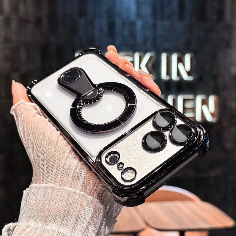 360° Ring Grip Magnetic Case – Stand, Protection & Everyday Convenience