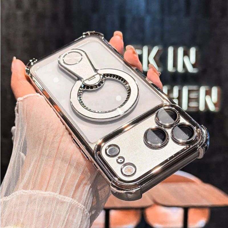 360° Ring Grip Magnetic Case – Stand, Protection & Everyday Convenience