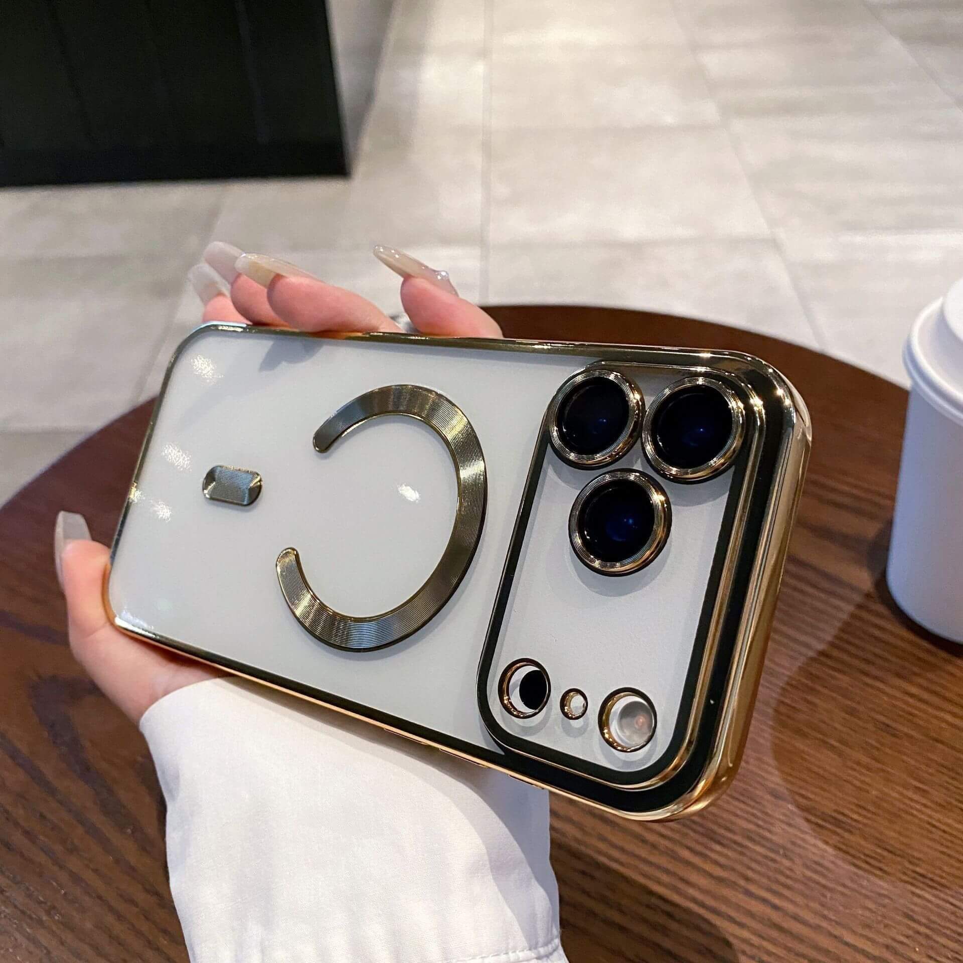 Classic Magnetic Shield iPhone Case – Full Coverage & Camera Protection
