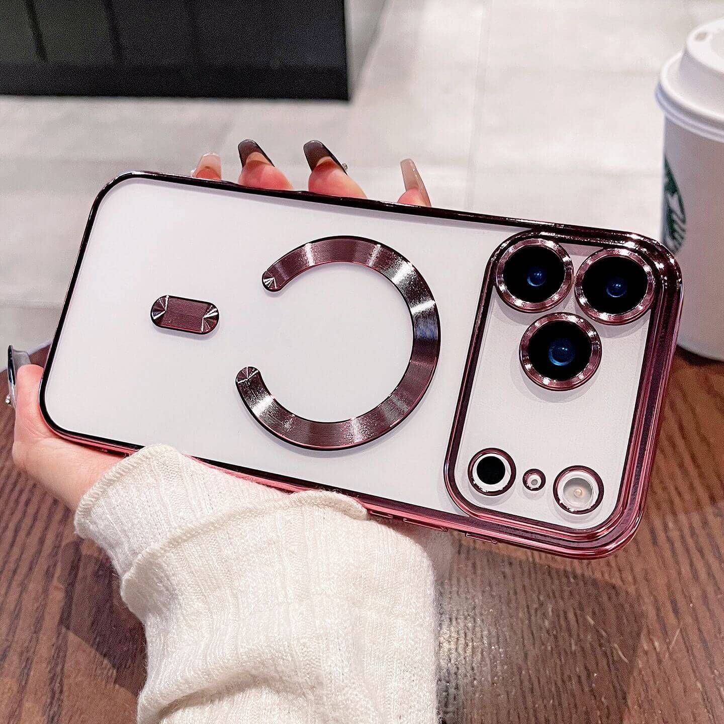 Classic Magnetic Shield iPhone Case – Full Coverage & Camera Protection