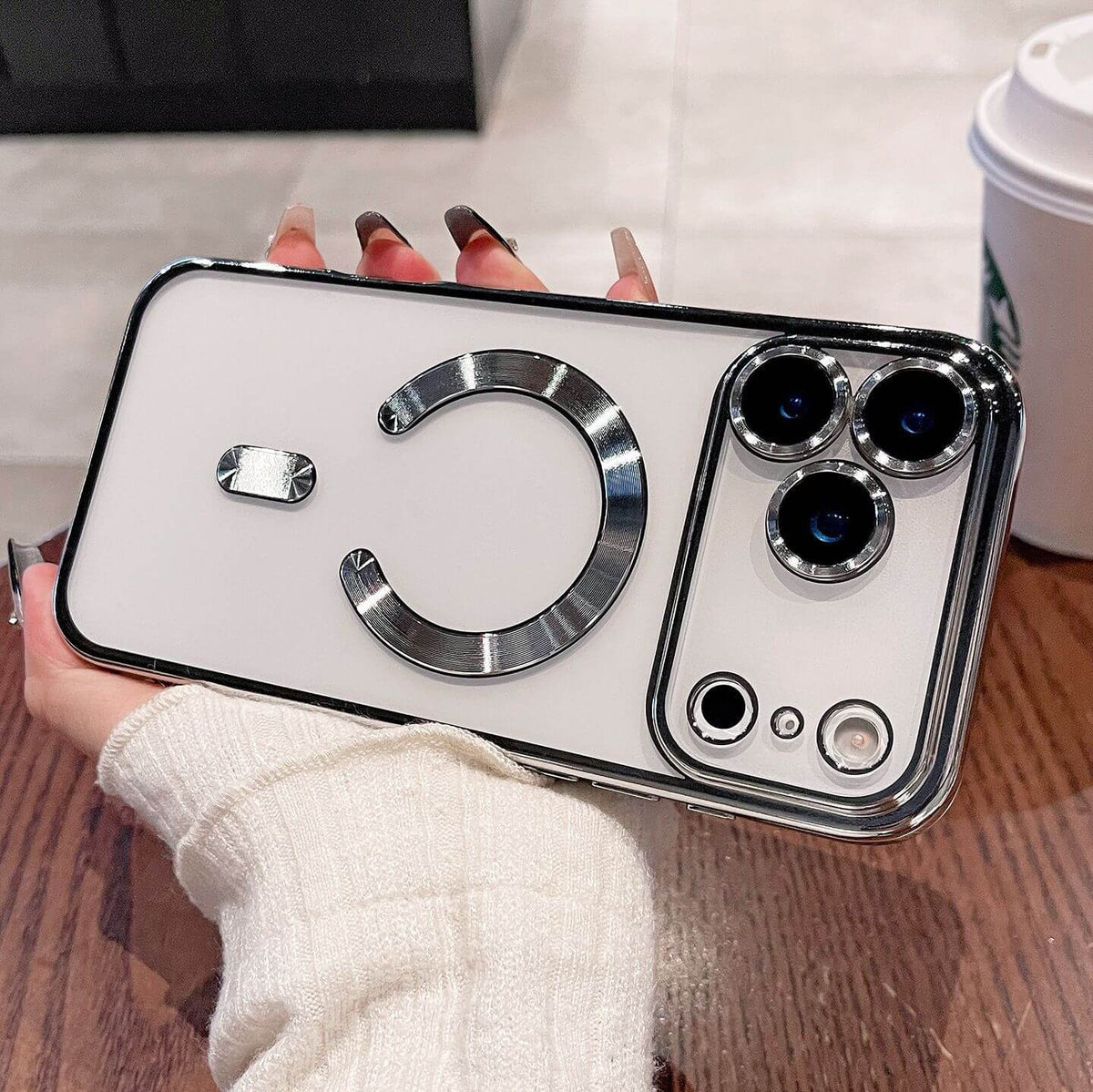 Classic Magnetic Shield iPhone Case – Full Coverage & Camera Protection